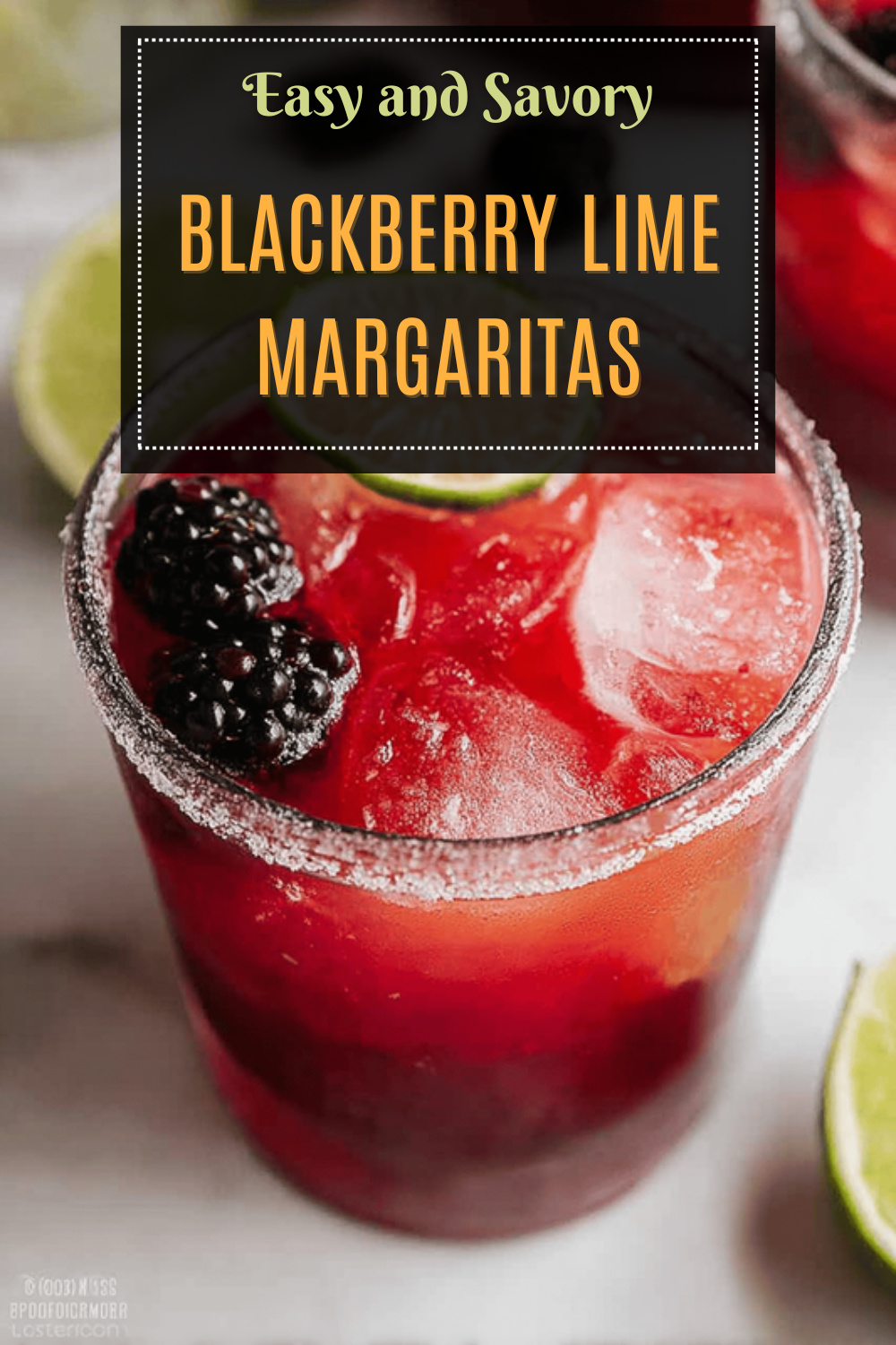 Blackberry Lime Margaritas