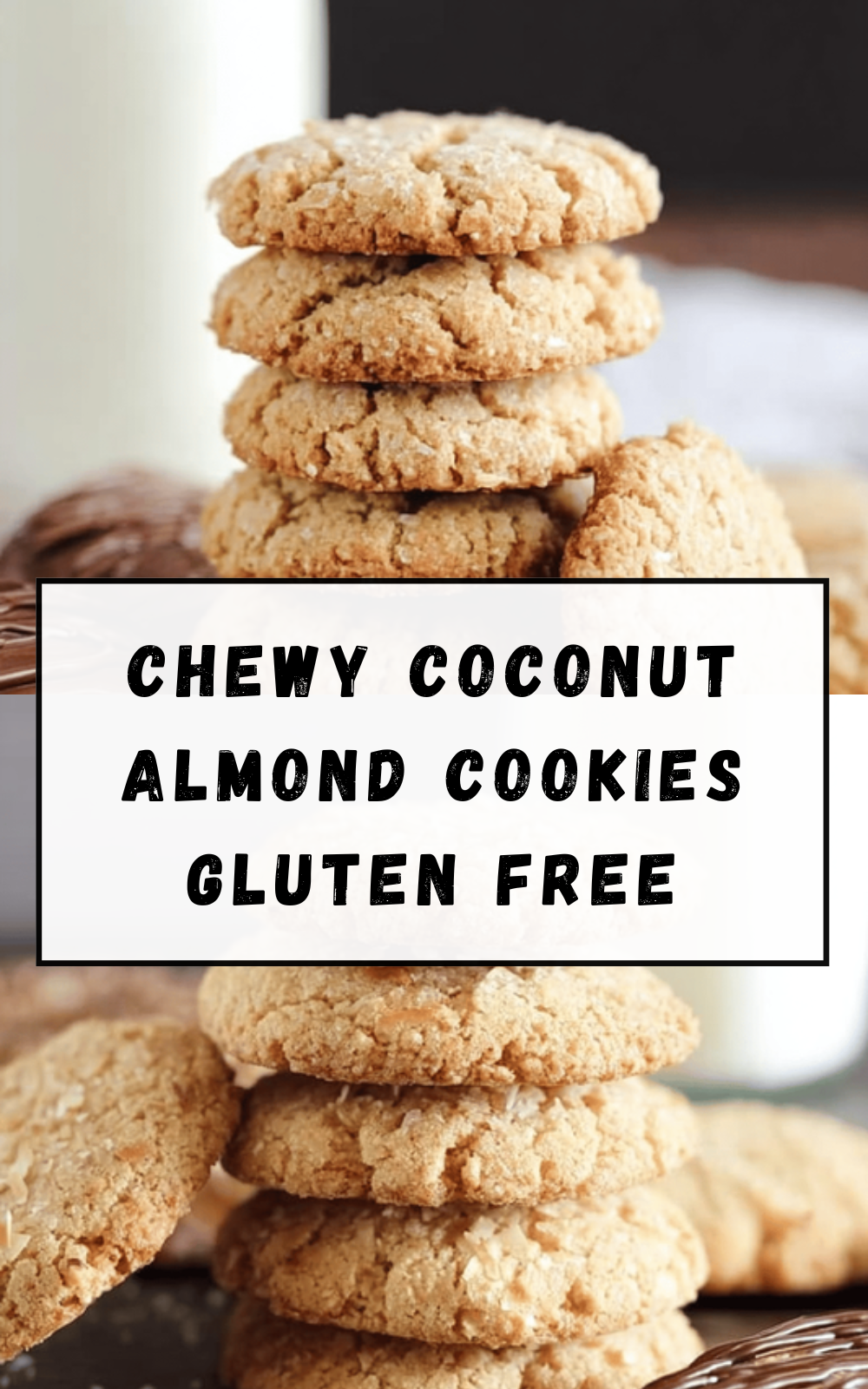 Chewy Coconut Almond Cookies Gluten Free