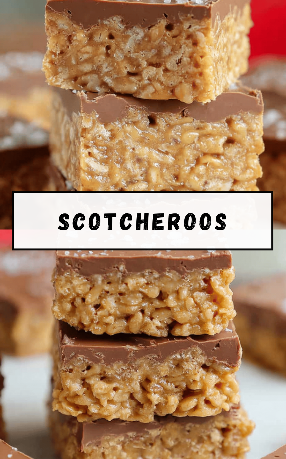 Chocolate Scotcheroos Recipe Easy No-Bake Peanut Butter Treats 6 Scotcheroos