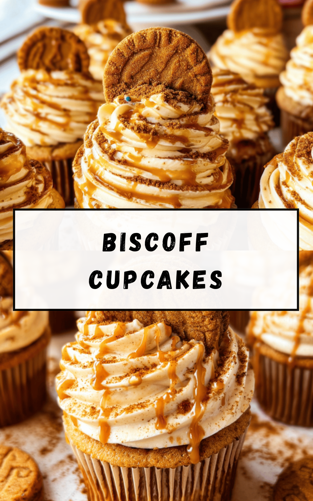 Biscoff Cupcakes With Creamy Biscoff Buttercream Frosting Recipe 6 Biscoff Cupcakes