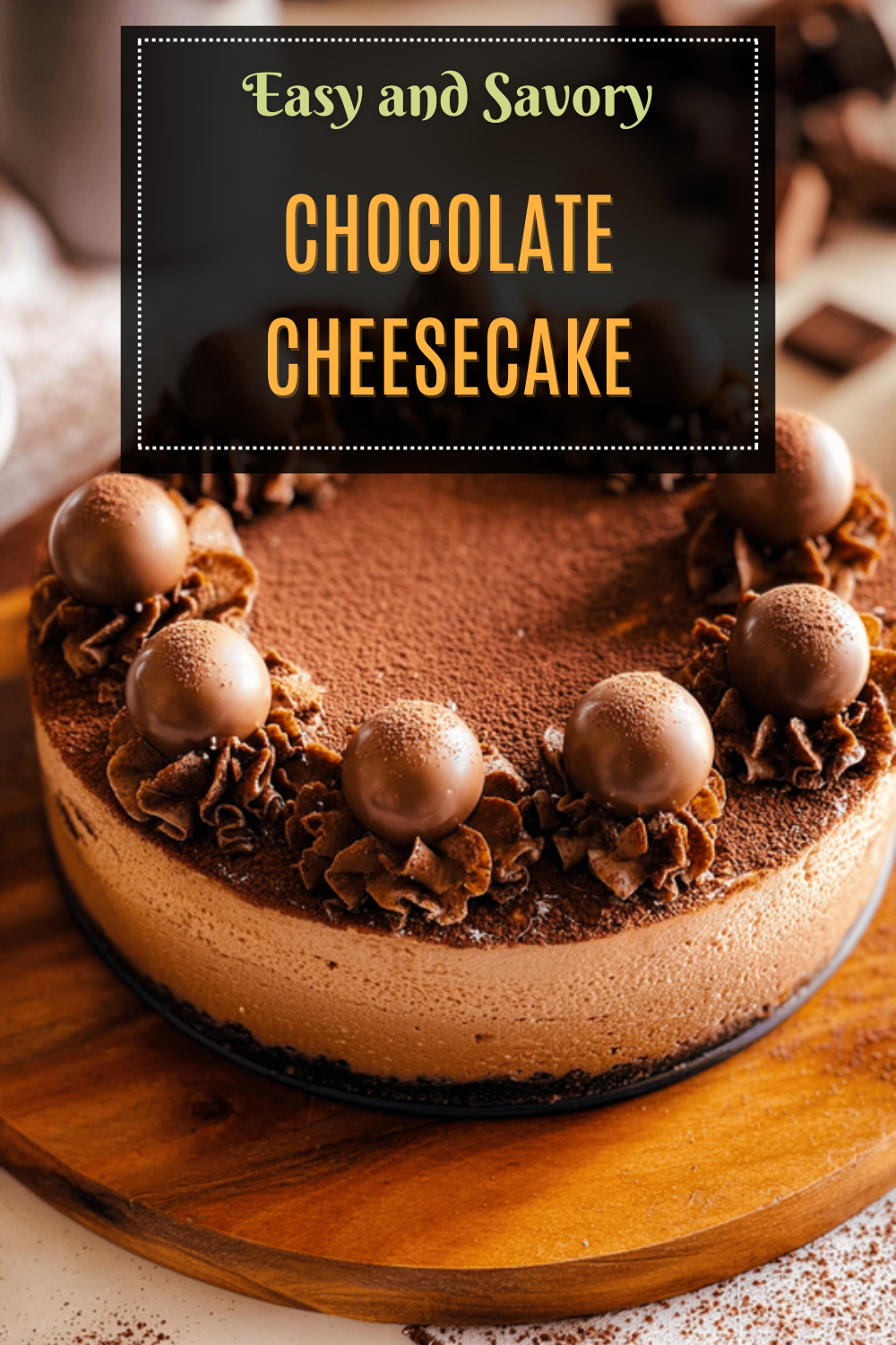 Chocolate Cheesecake Recipe With Rich And Creamy Layers 7 Chocolate Cheesecake