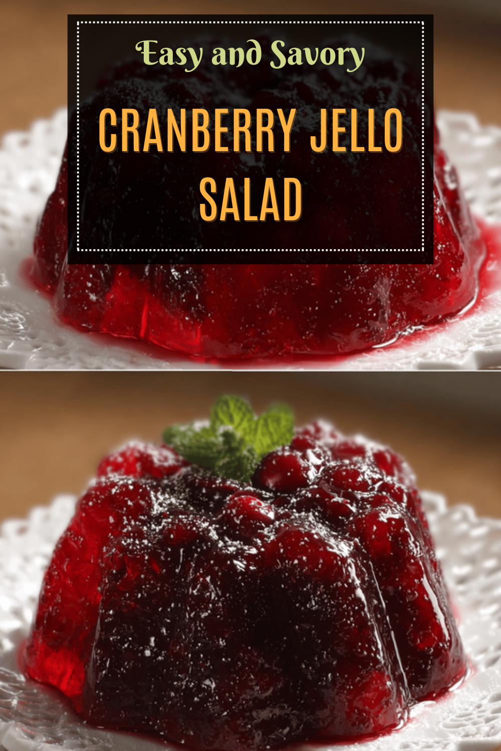 Grandma’s Cranberry Jello Salad With Classic Fruity Twist 7 Cranberry Jello Salad
