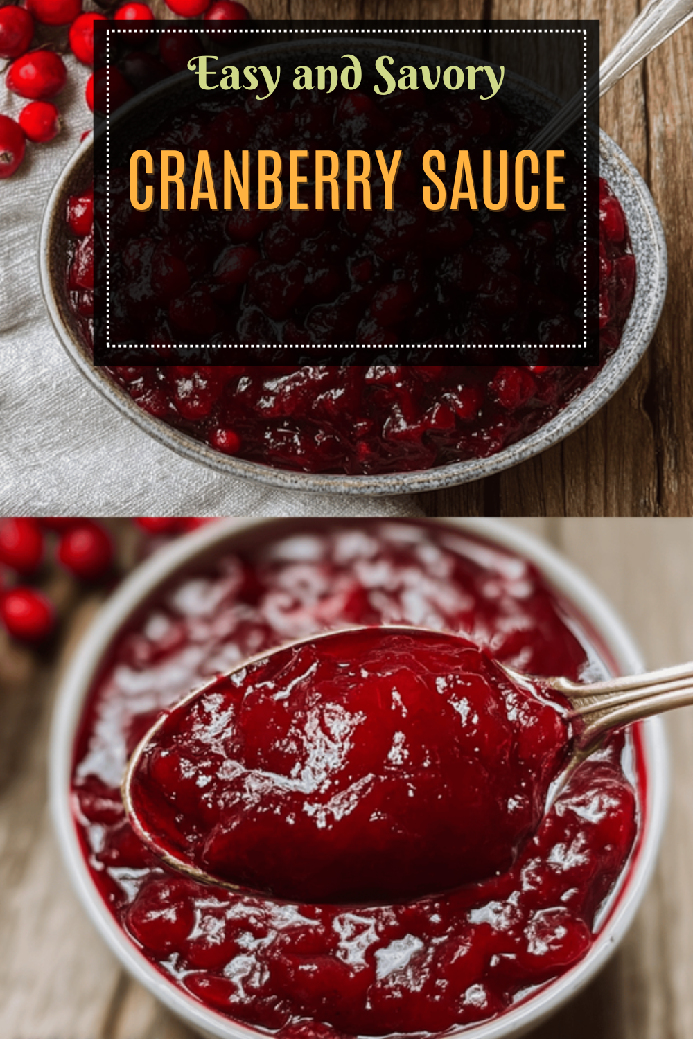 Homemade Cranberry Sauce Recipe With Fresh And Simple Ingredients 7 Cranberry Sauce
