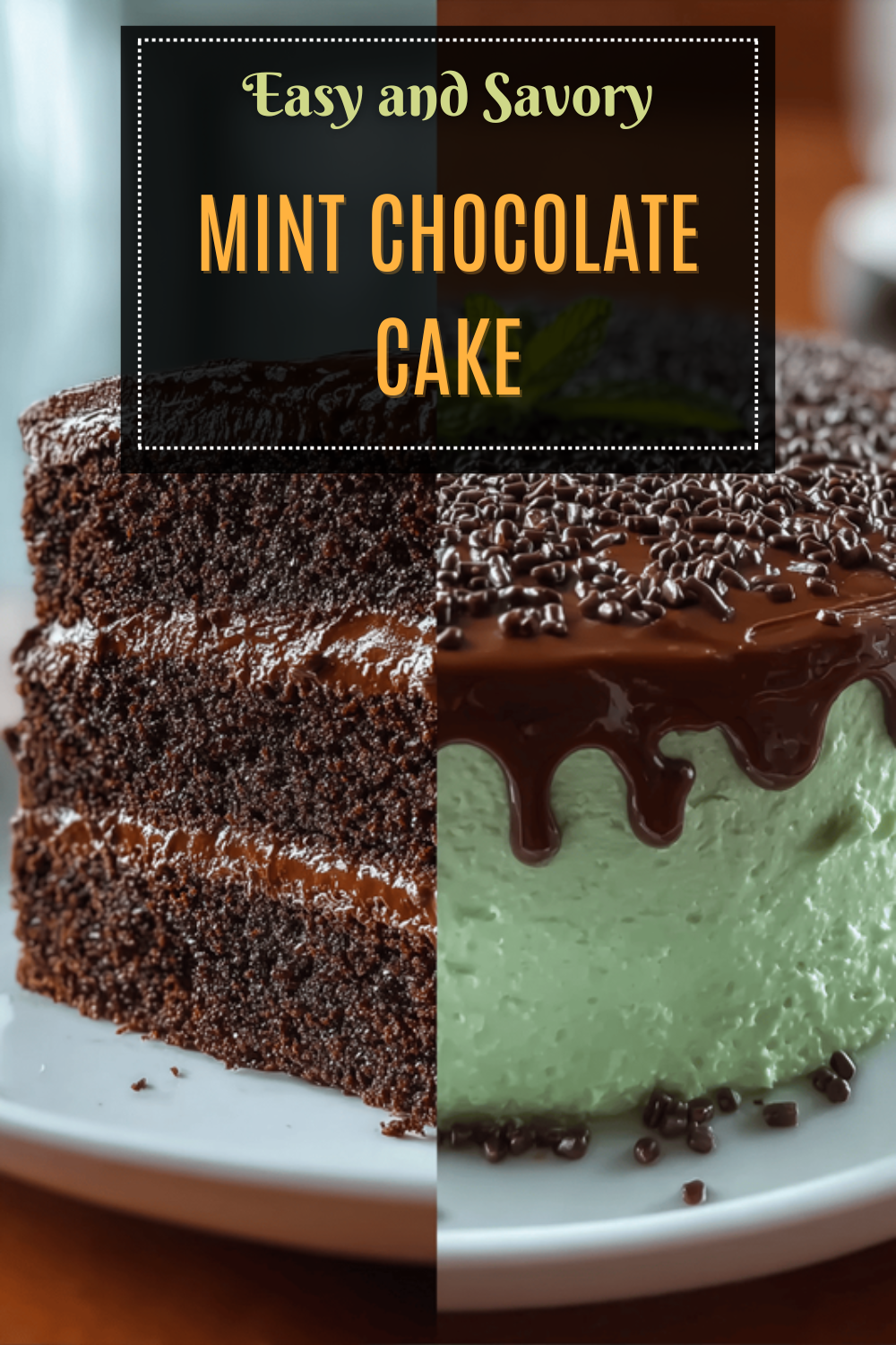 Mint Chocolate Cake Recipe With Rich Flavor And Easy Steps 7 Mint Chocolate Cake