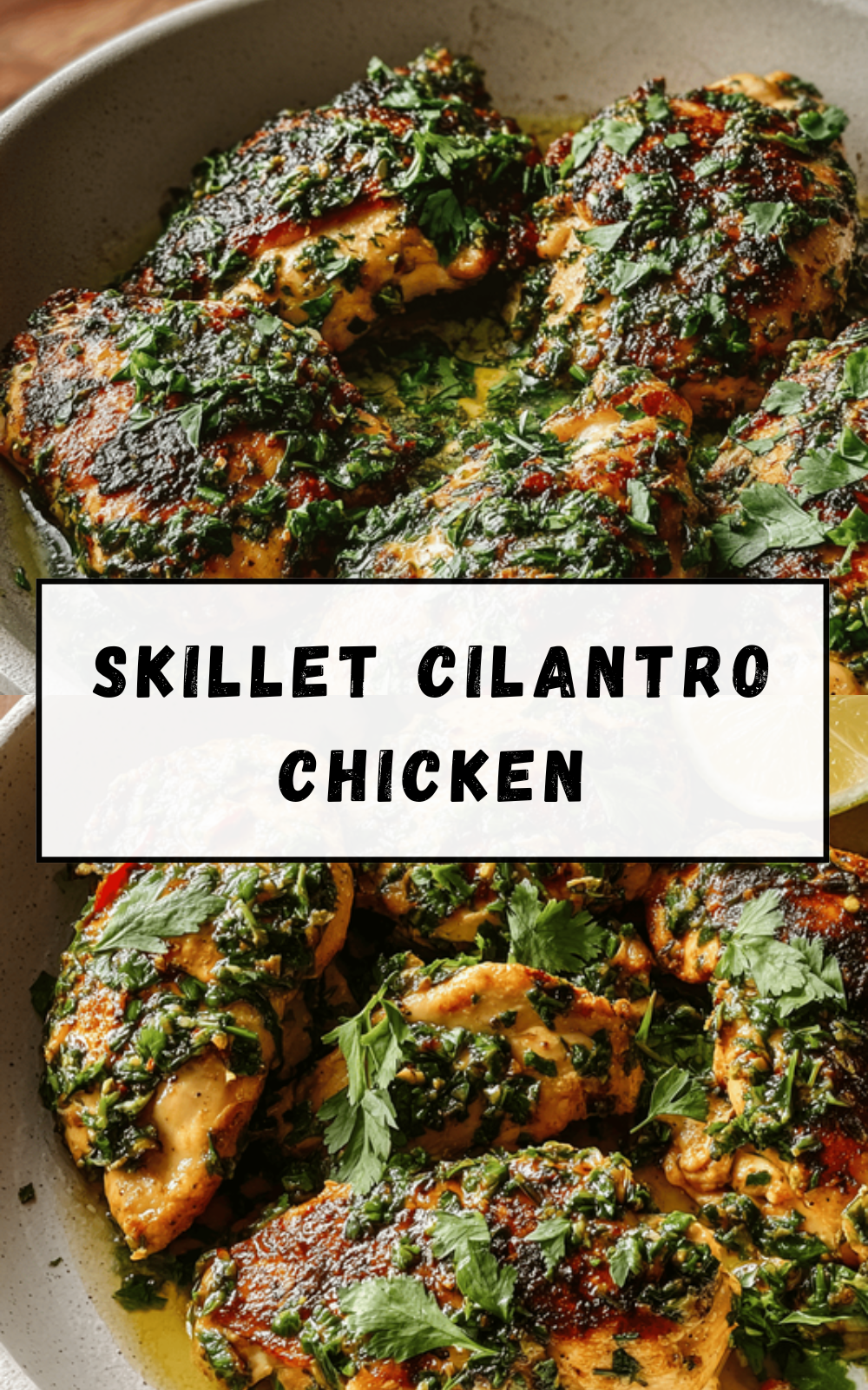 Creamy Cilantro Lime Chicken Recipe With Zesty Herb Sauce 6 Skillet Cilantro Chicken