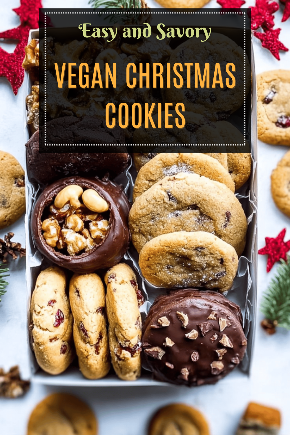 Soft Chewy Vegan Sugar Cookies Perfect For Cut-Out Shapes 7 Vegan Christmas Cookies