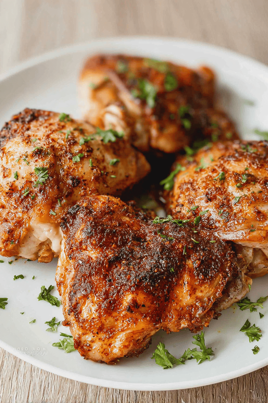 Air Fryer Chicken Thighs