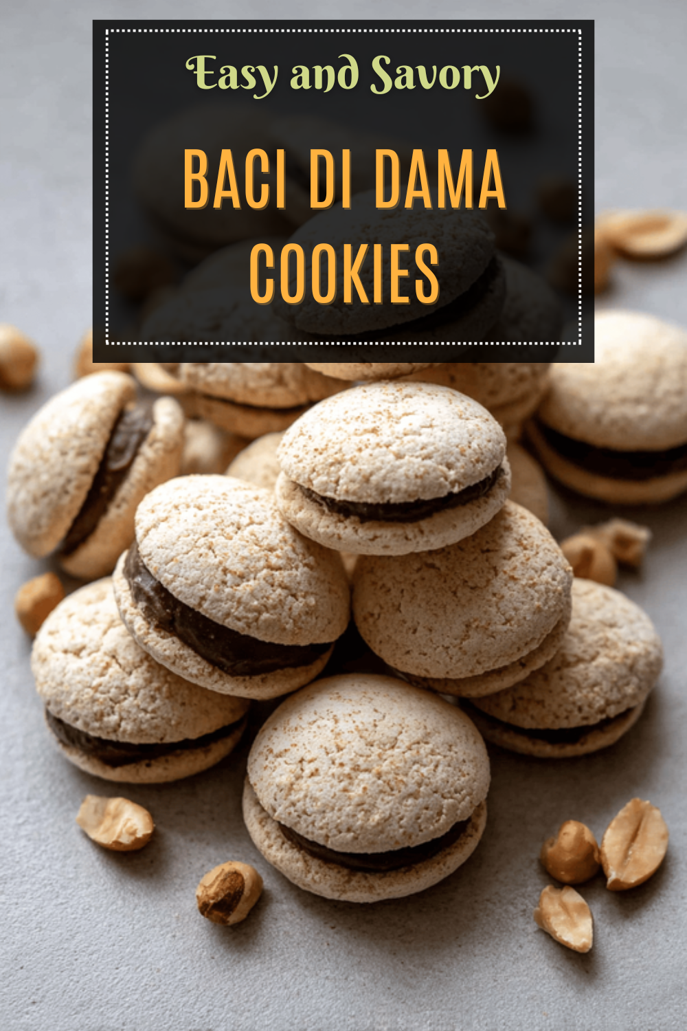 Baci Di Dama Cookies Recipe Italian Hazelnut Sandwich Treats 7 Baci Di Dama Cookies