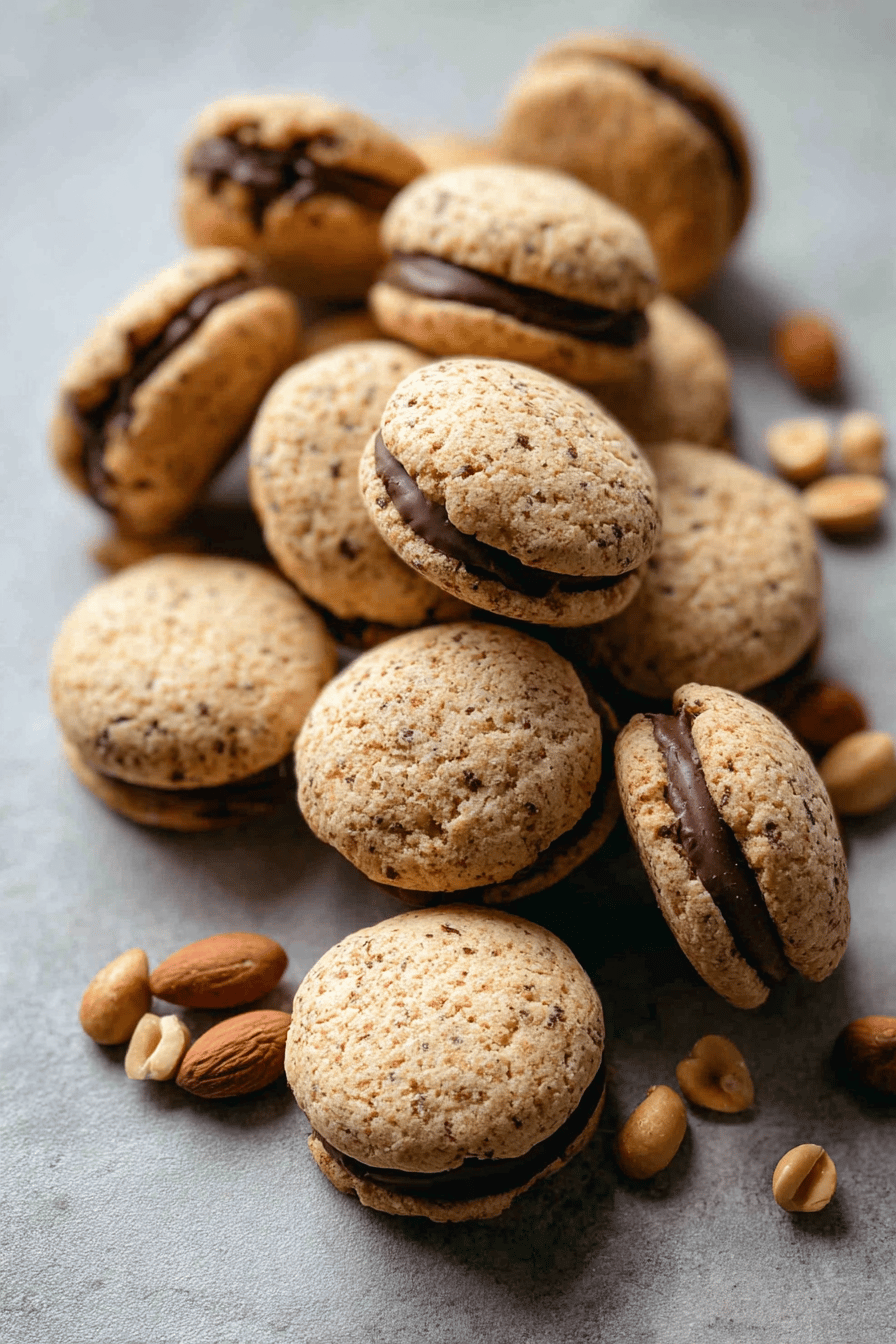 Baci Di Dama Cookies Recipe Italian Hazelnut Sandwich Treats 6 Baci Di Dama Cookies