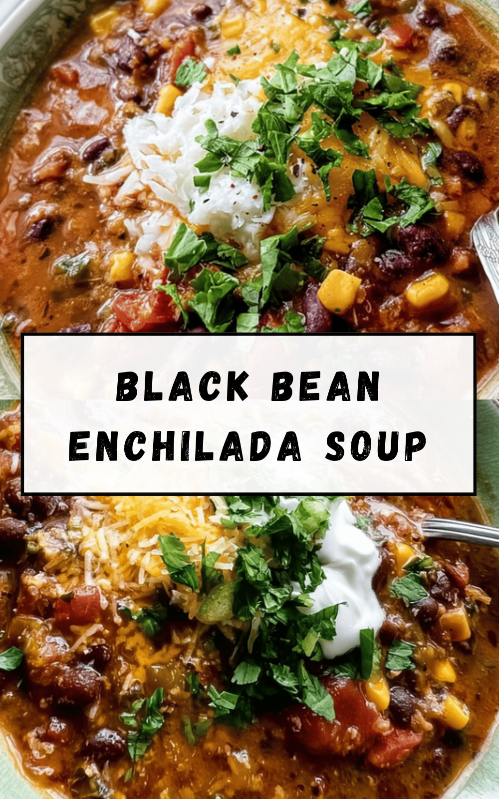 Cheesy Rice And Black Bean Enchilada Soup Recipe 6 Black Bean Enchilada Soup