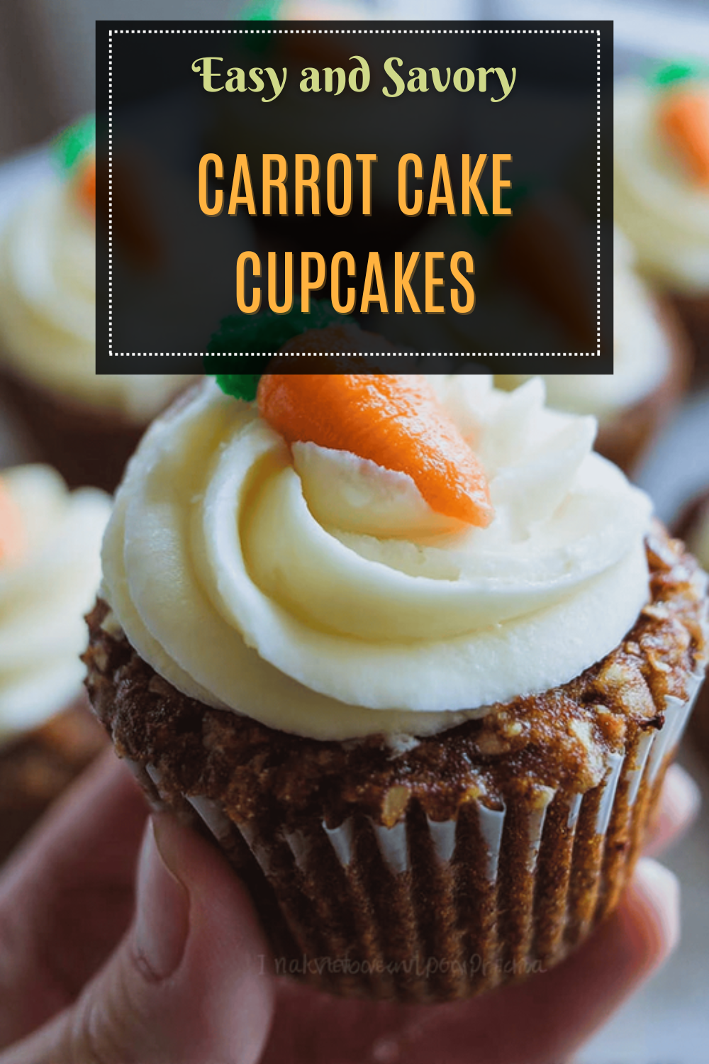 Carrot Cake Cupcakes Recipe With Cream Cheese Frosting 7 Carrot Cake Cupcakes