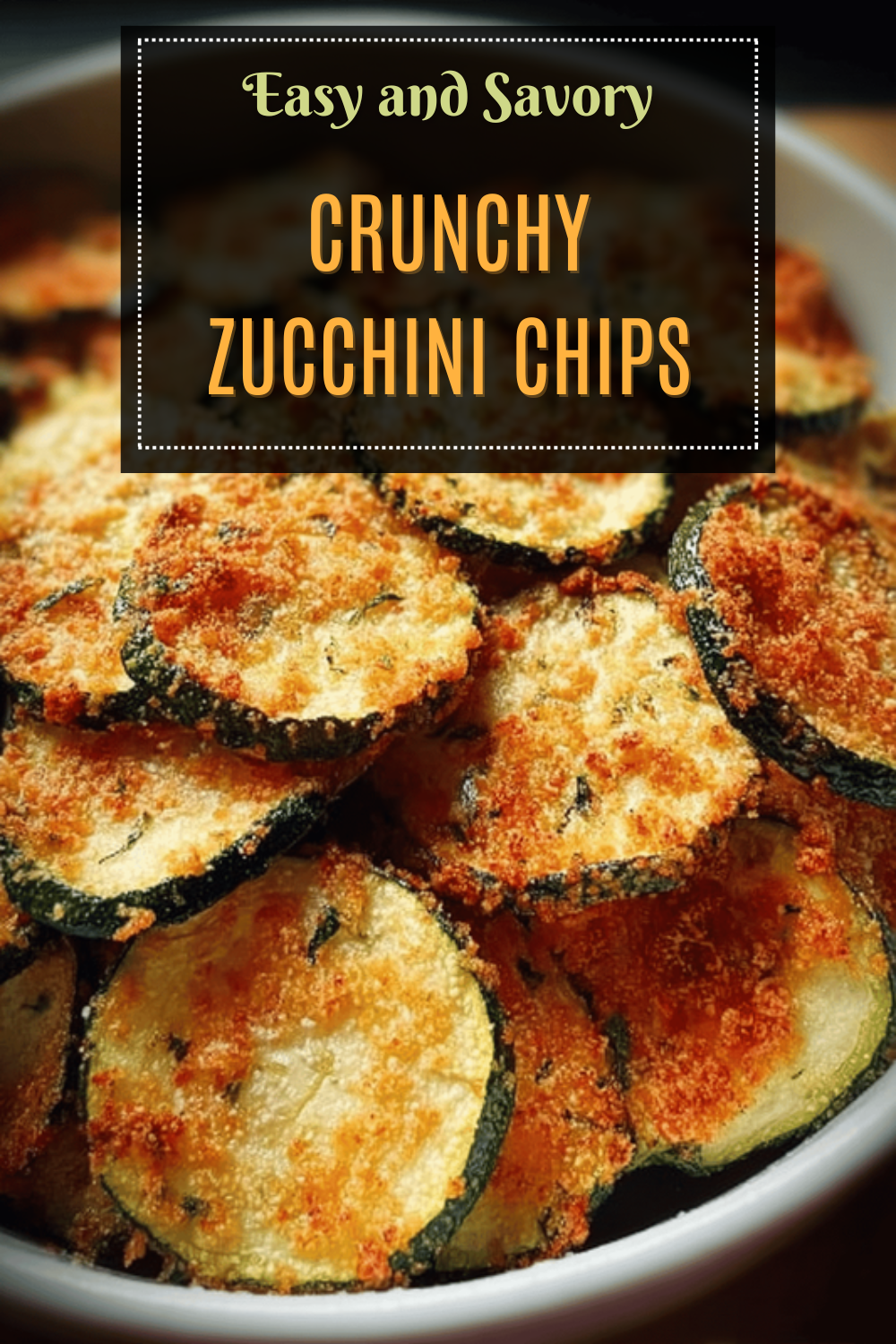 Crispy Baked Zucchini Chips Recipe With Easy Homemade Seasoning 7 Crunchy Zucchini Chips