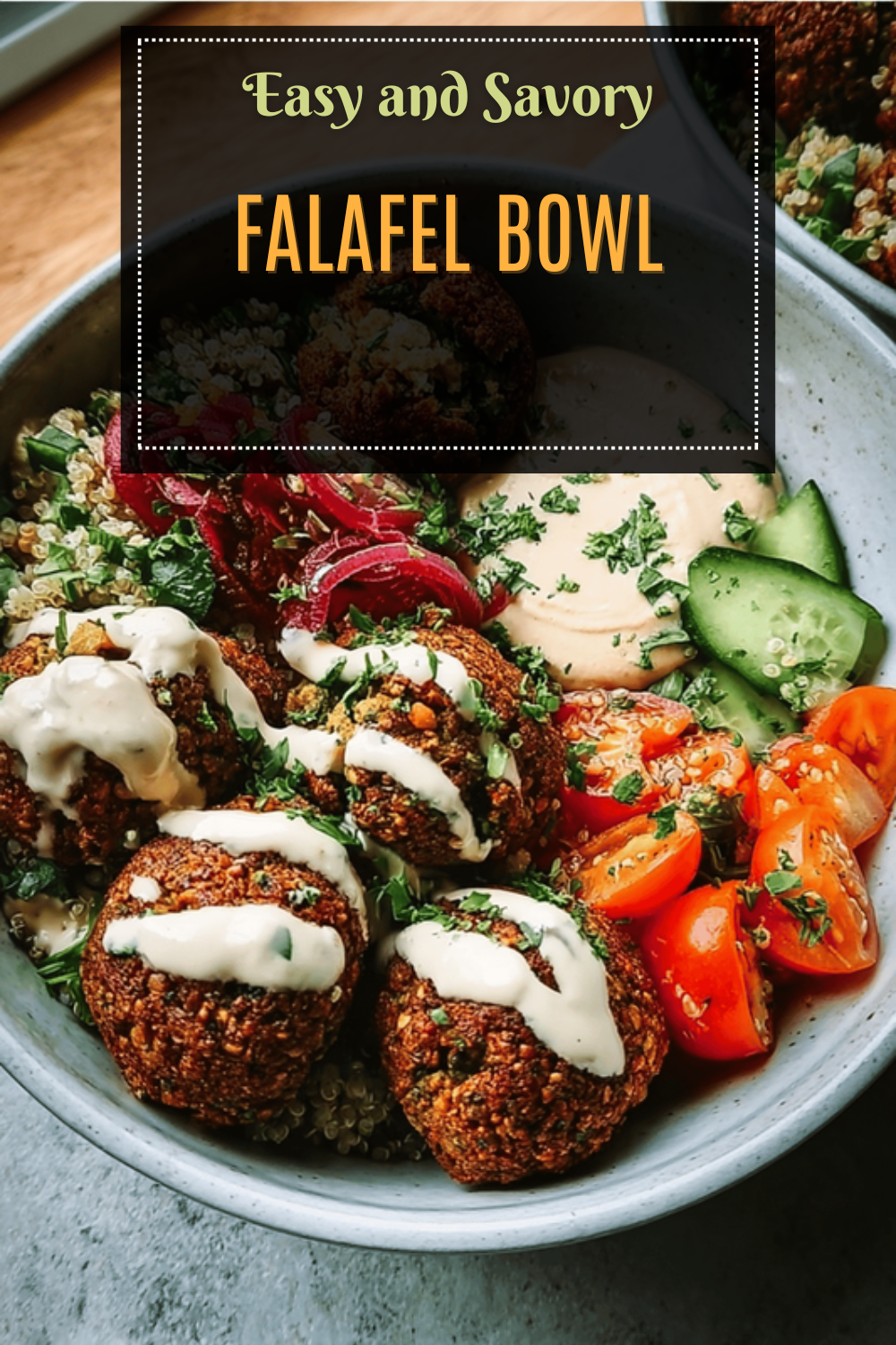 Falafel Bowl Recipes With Fresh Ingredients And Bold Flavors 7 Falafel Bowl