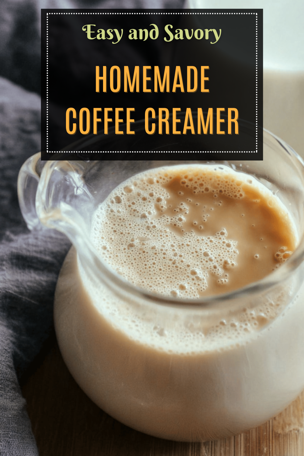 Homemade Coffee Creamer
