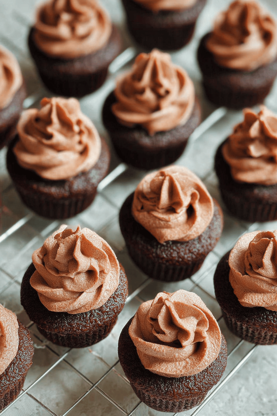 Chocolate Mini Cupcakes Recipe Made From Scratch 6 Mini Chocolate Cupcakes