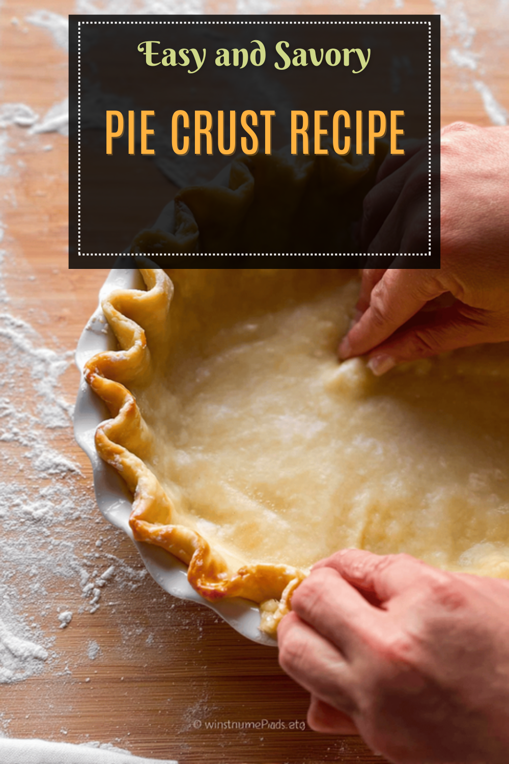 Easy Pie Crust Recipe Made From Scratch With Simple Ingredients 7 Pie Crust Recipe