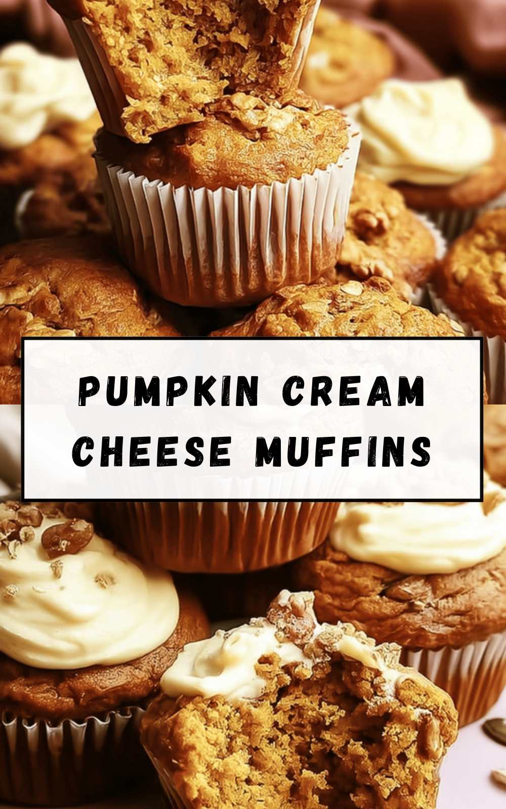 Pumpkin Cream Cheese Muffins With Spiced Autumn Flavors 6 Pumpkin Cream Cheese Muffins