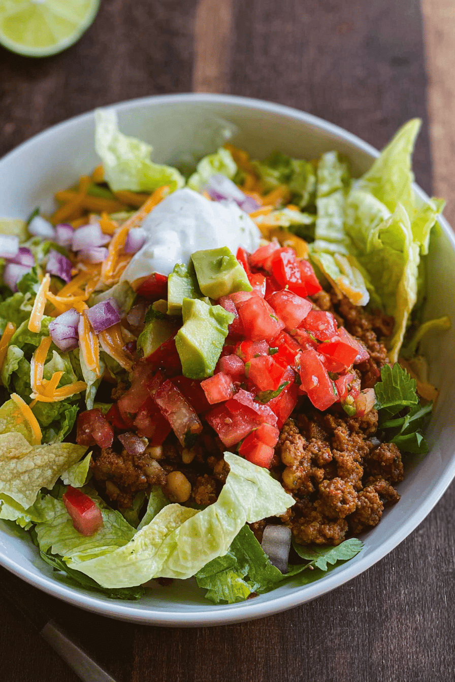 Easy Taco Salad Recipes For Quick And Flavorful Meals 6 Taco Salad Recipe