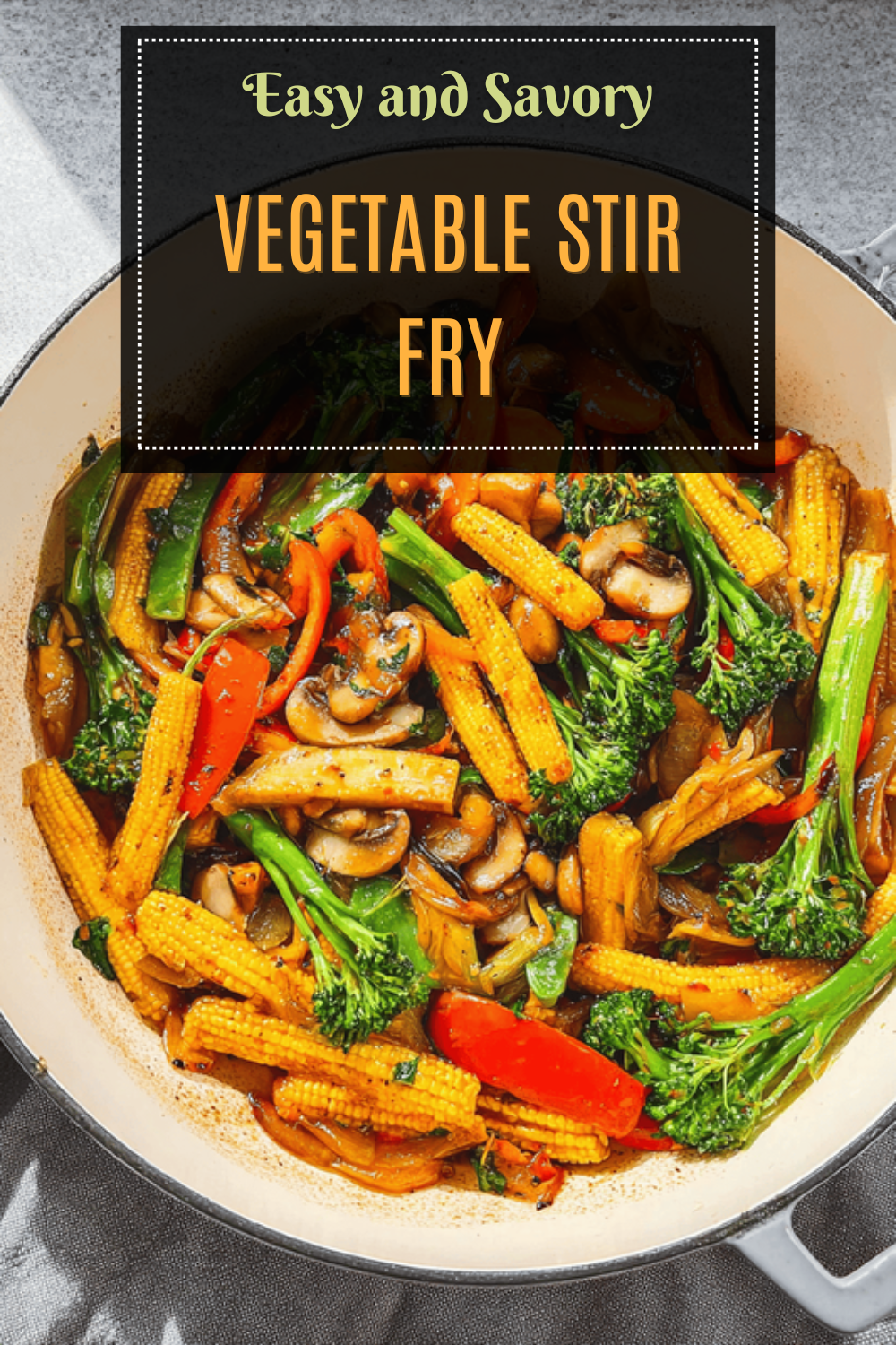Vegetable Stir Fry Recipe With Fresh Ingredients For Quick Cooking 7 Vegetable Stir Fry