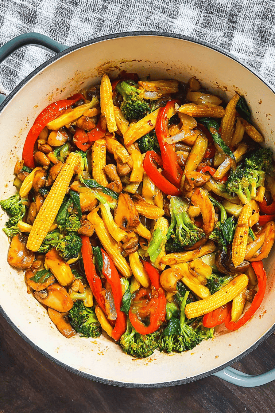Vegetable Stir Fry Recipe With Fresh Ingredients For Quick Cooking 6 Vegetable Stir Fry