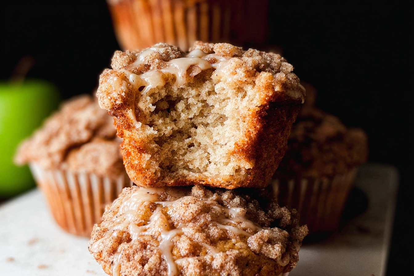 Apple Cinnamon Crumb Muffins With A Perfectly Spiced Topping 6 Apple Crumb Muffins