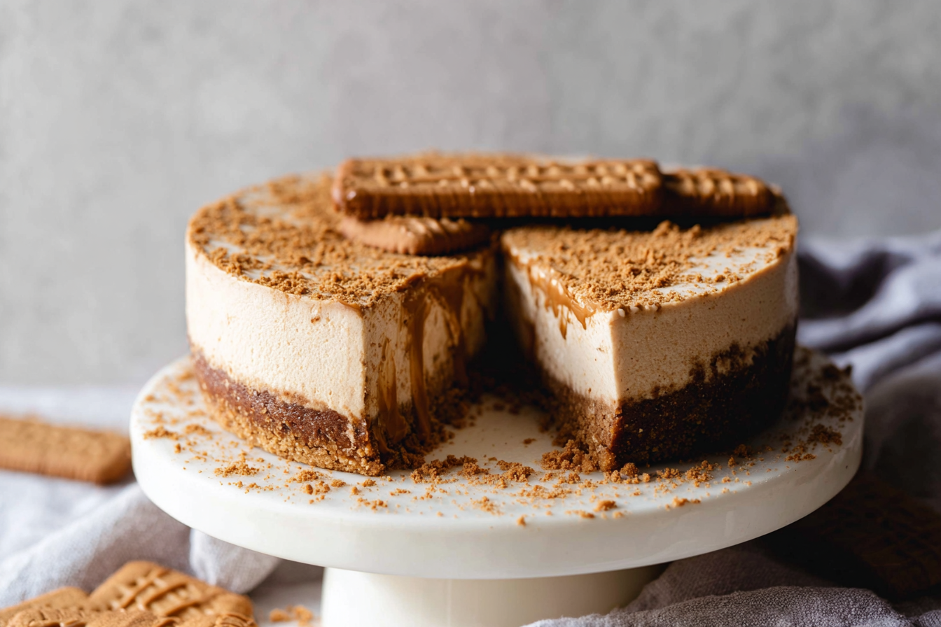 Biscoff Cheesecake Recipe With Creamy Layers And Crunchy Cookie Crust 6 Biscoff Cheesecake