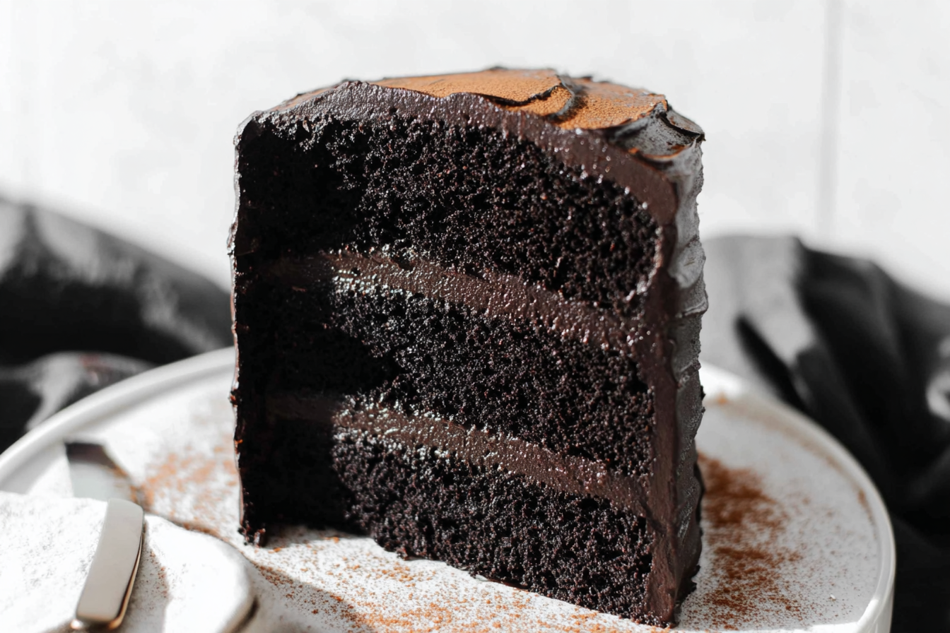 Black Velvet Cake Recipe With Rich Cocoa And Creamy Frosting 6 Black Velvet Cake