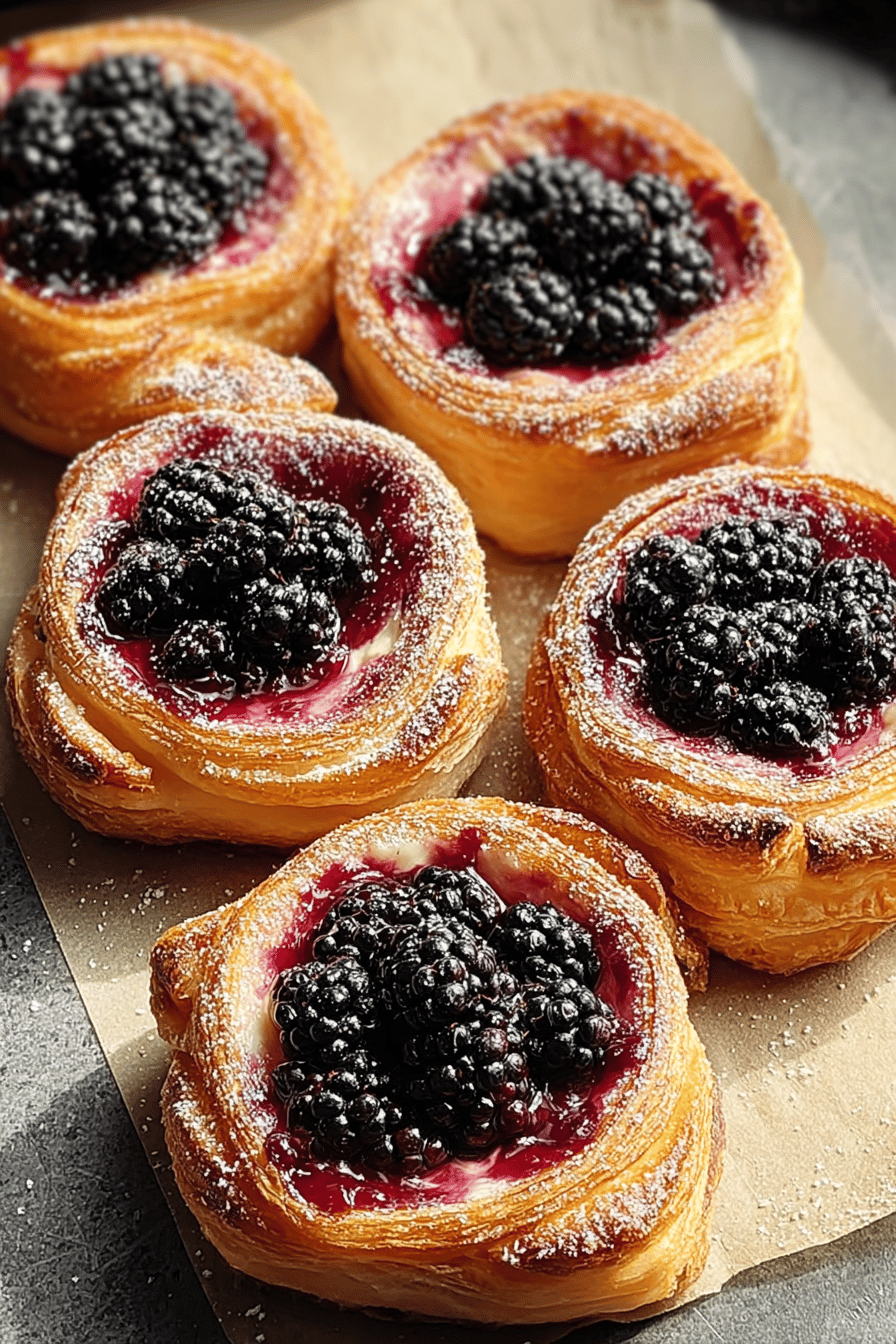 Blackberry Cream Cheese Danish Recipe With Flaky Pastry And Sweet Filling 6 Blackberry Cream Cheese Danish