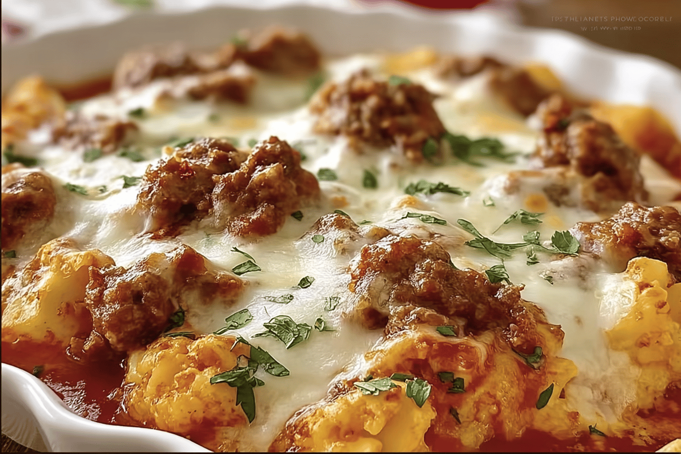 Bubble Up Lasagna