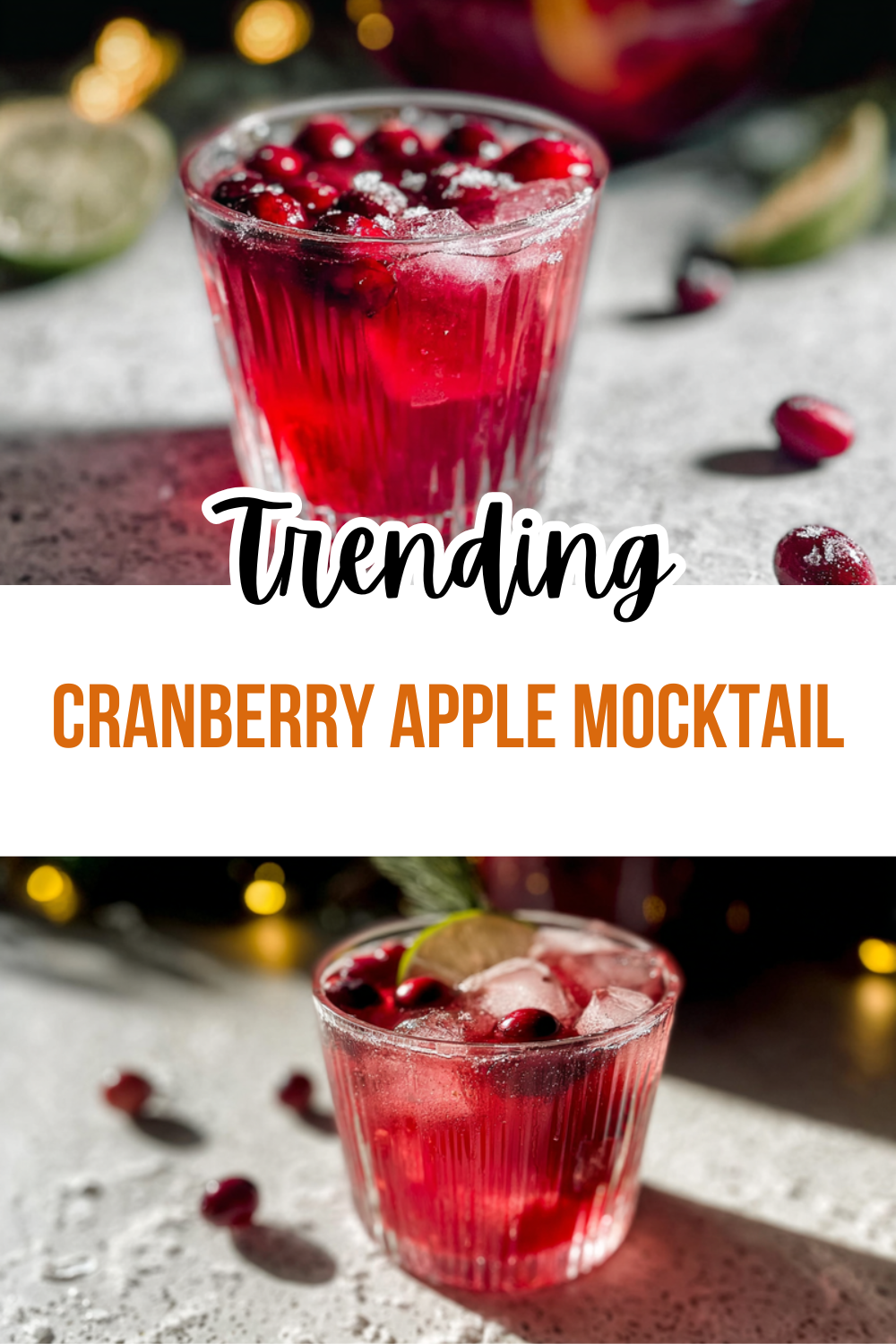 Cranberry Apple Spritzer Mocktail Recipe For A Refreshing Drink 7 Cranberry Apple Mocktail