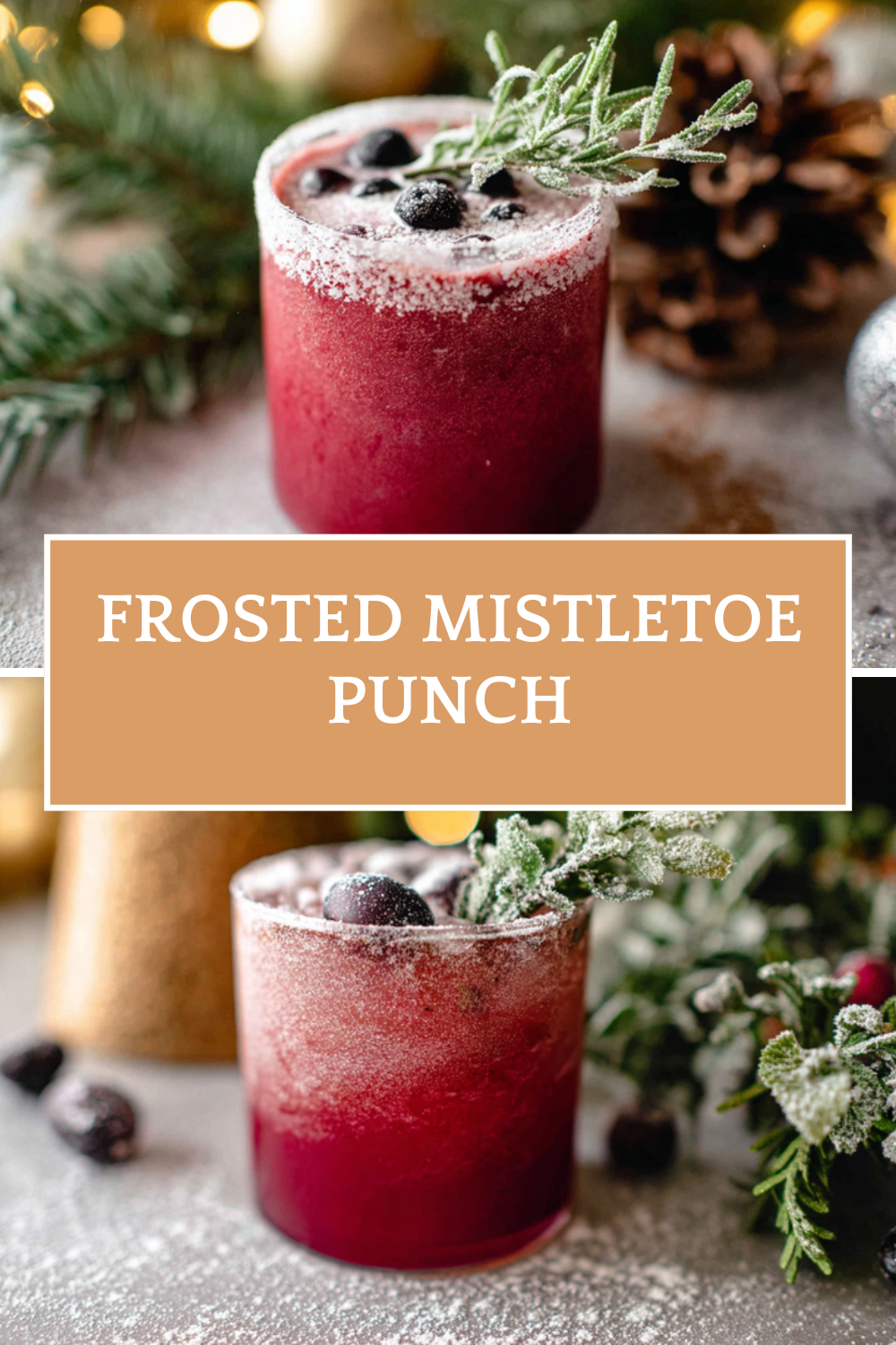 Frosted Mistletoe Margarita Punch Recipe For Festive Holiday Gatherings 7 Frosted Mistletoe Punch