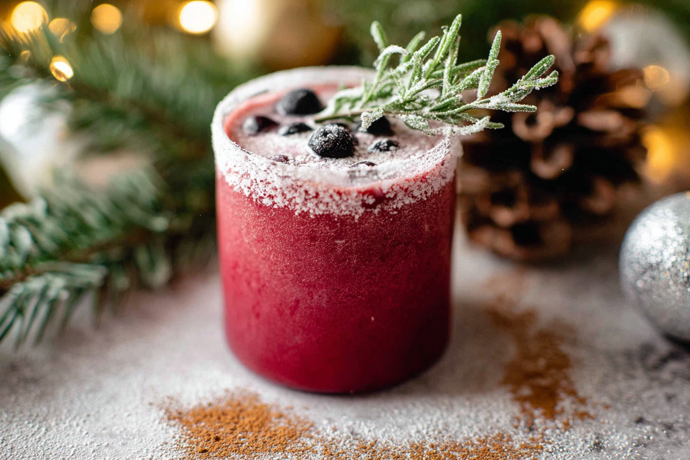 Frosted Mistletoe Margarita Punch Recipe For Festive Holiday Gatherings 6 Frosted Mistletoe Punch