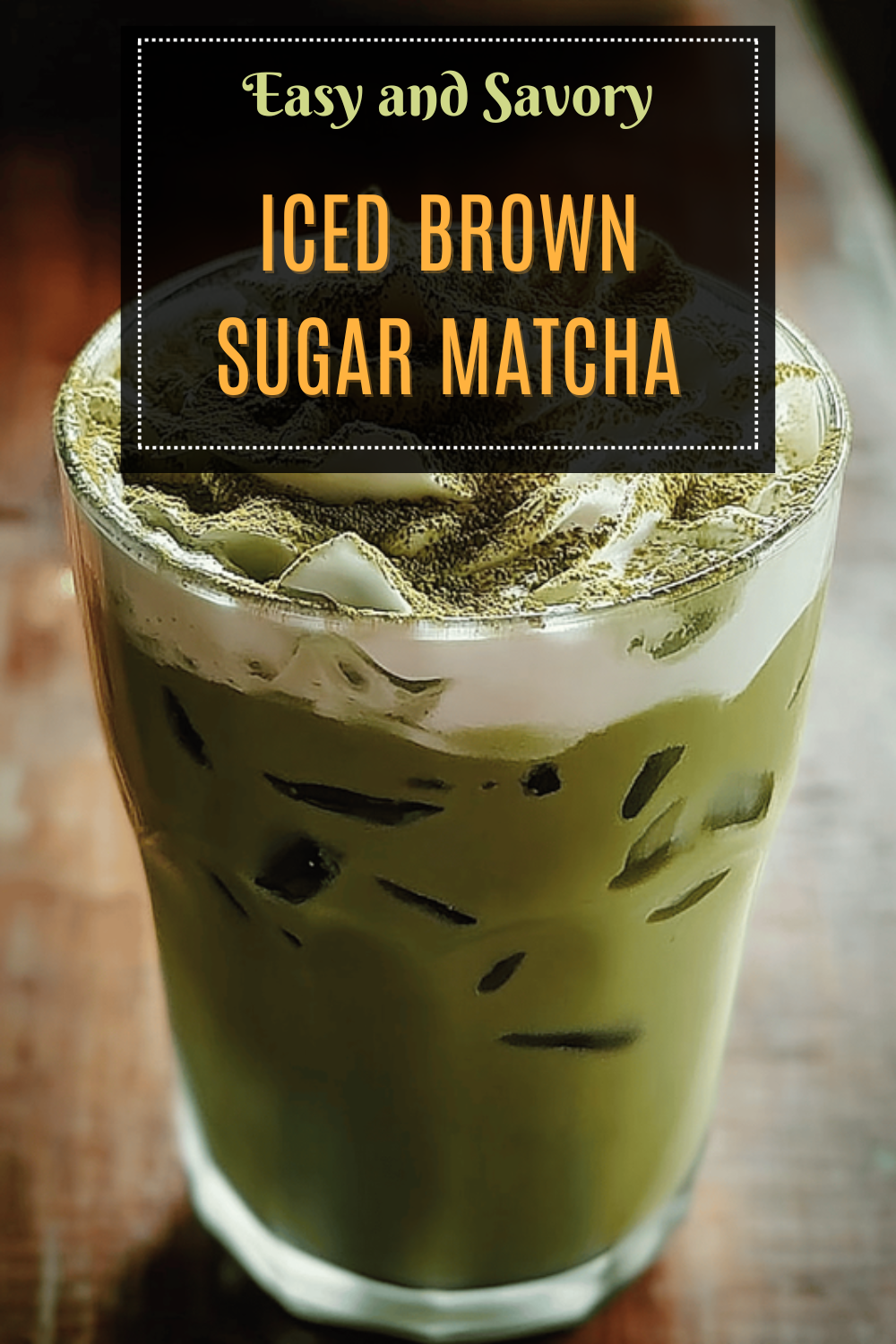 Brown Sugar Matcha Latte Recipe With Creamy Sweetness 7 Iced Brown Sugar Matcha