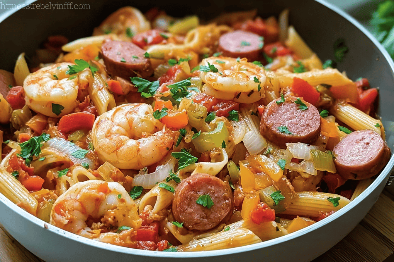 Jambalaya Pasta One Pot Creamy Dinner Recipe 7 Jambalaya Pasta