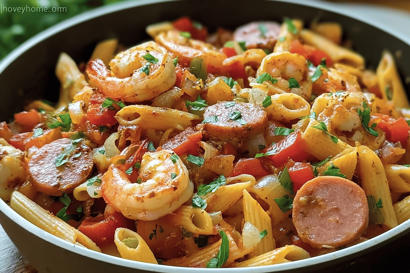 Jambalaya Pasta One Pot Creamy Dinner Recipe 6 Jambalaya Pasta