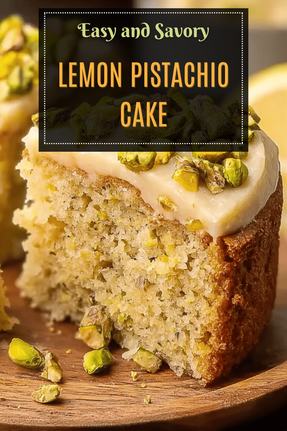 Lemon Pistachio Cake Recipe With Zesty Citrus And Crunchy Nuts 7 Lemon Pistachio Cake