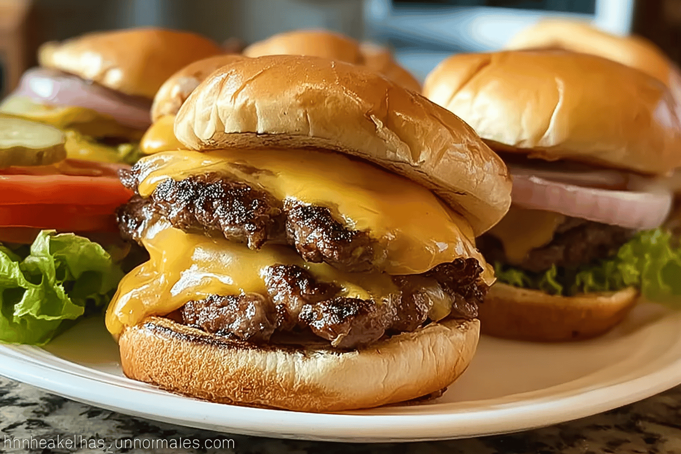 Oklahoma Onion Smashburger Recipe With Crispy Caramelized Onions 6 Oklahoma Smash Burgers