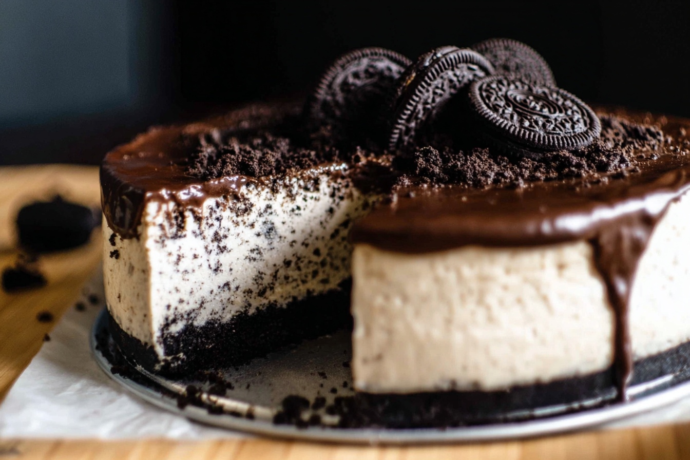Oreo Cheesecake Recipe With Creamy Filling And Chocolate Crust 6 Oreo Cheesecake