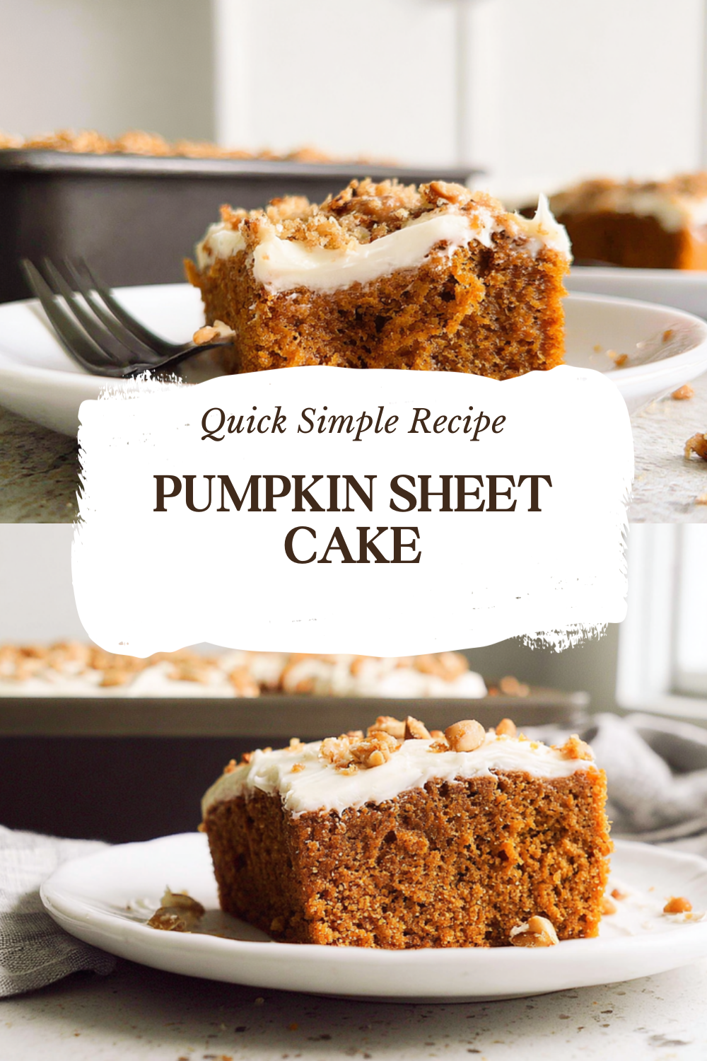 Pumpkin Sheet Cake With Cream Cheese Frosting Recipe 7 Pumpkin Sheet Cake