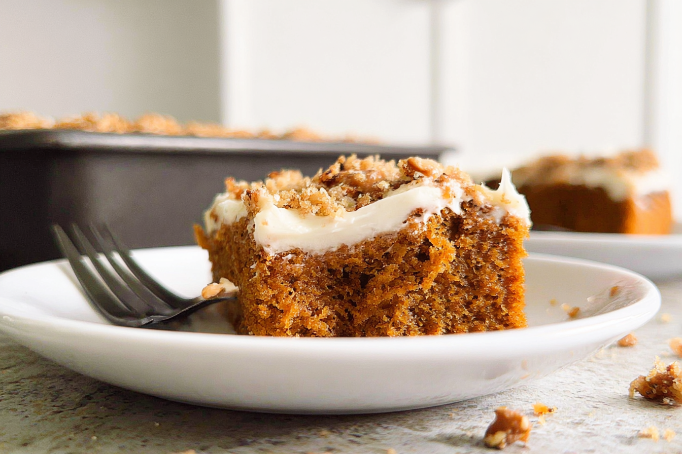 Pumpkin Sheet Cake With Cream Cheese Frosting Recipe 6 Pumpkin Sheet Cake