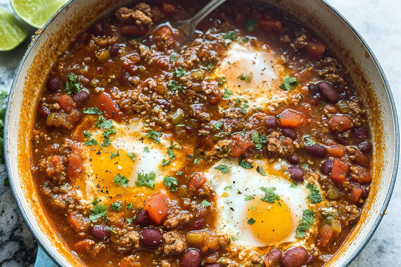 Breakfast Chili With Eggs Recipe For A Hearty Morning Meal 6 Breakfast Chili