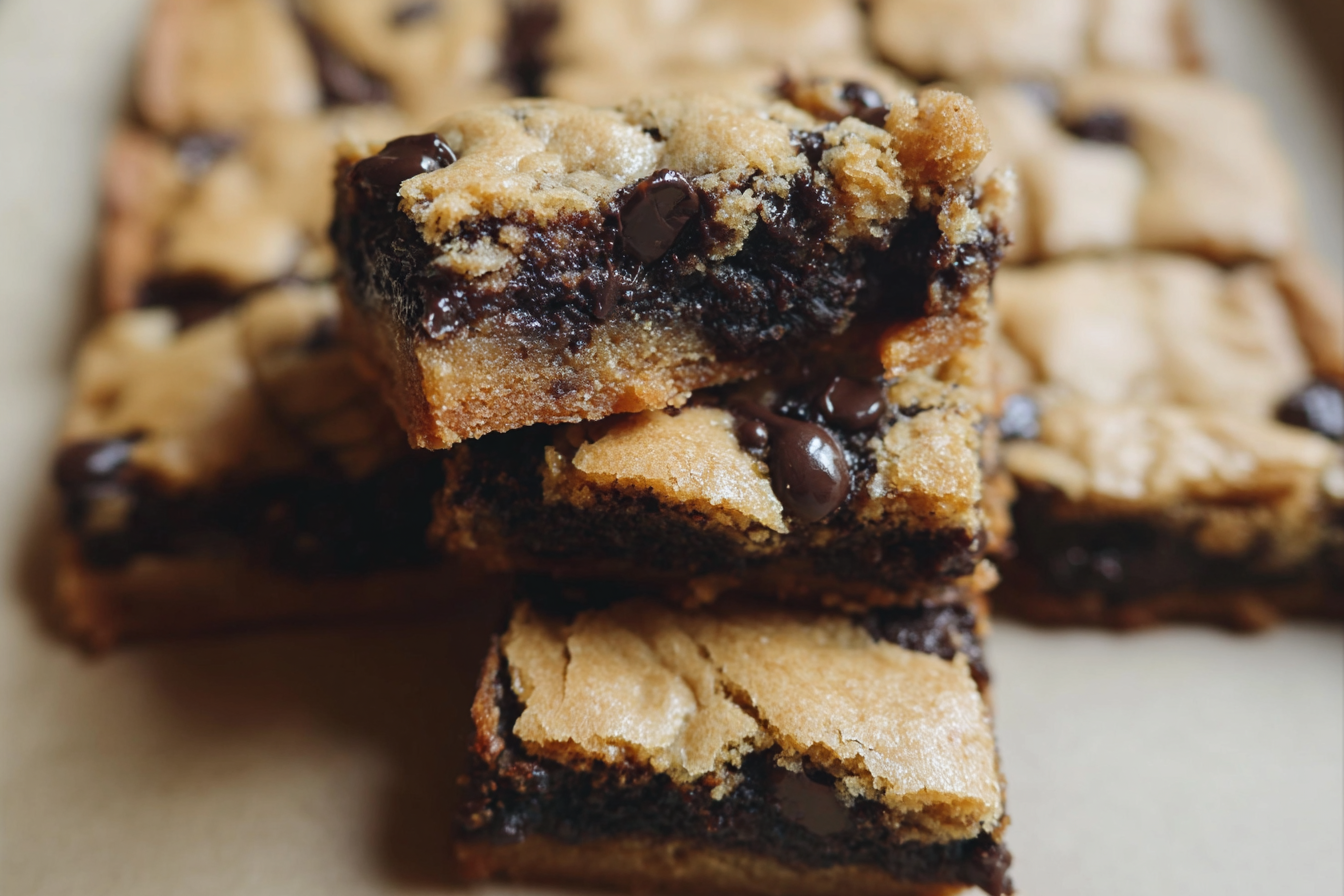 Brookie Recipe Easy Brownie Cookie Hybrid Bars 6 Brookie Bars