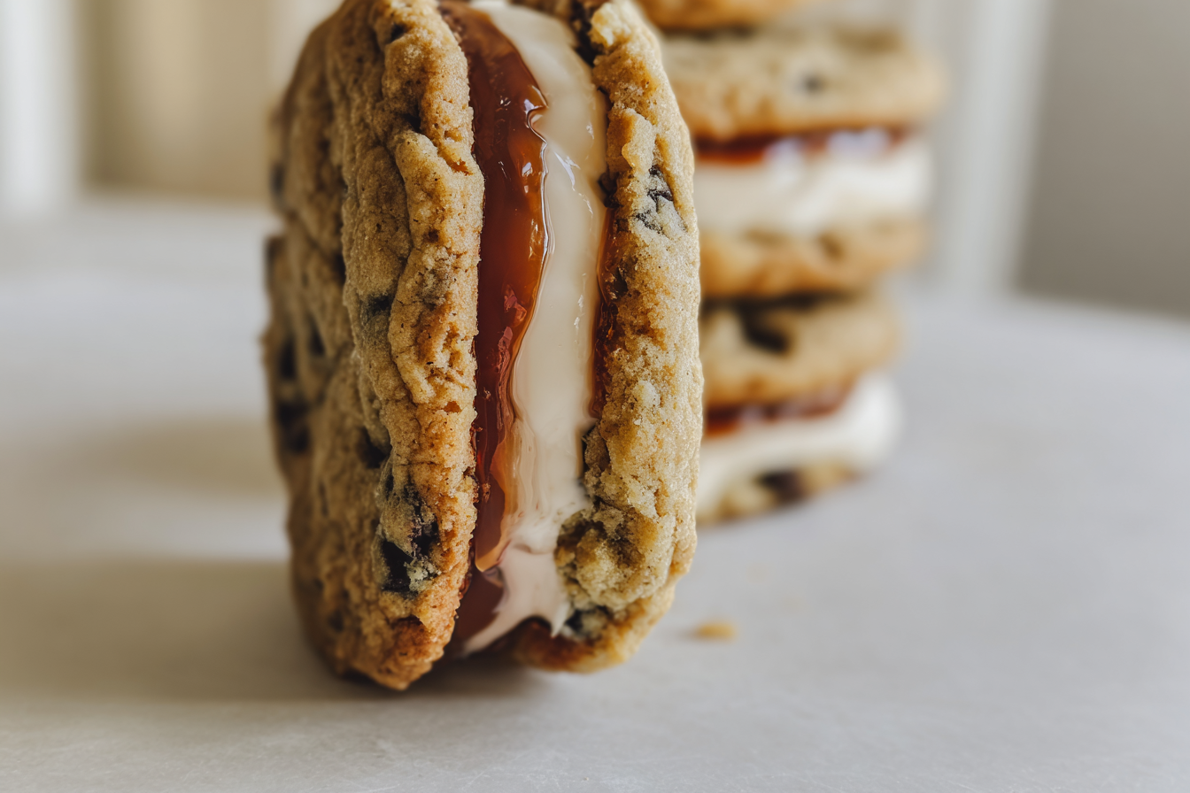 Chocolate Chip Cookie Dough Sandwiches: Double Dessert Delight 6 Chocolate Chip Cookie Sandwich