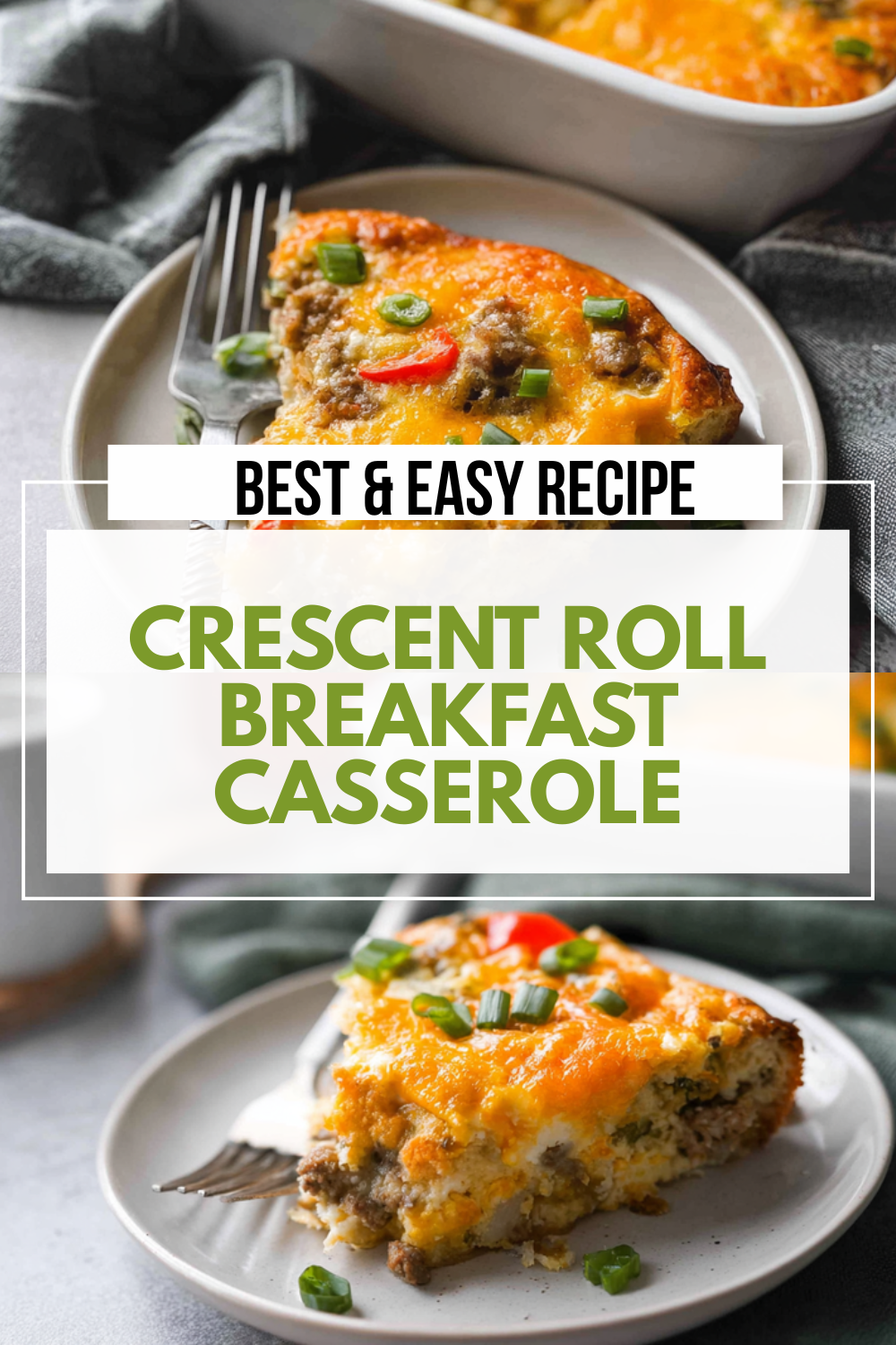 Crescent Roll Breakfast Casserole Recipe With Sausage And Cheese 7 Crescent Roll Breakfast Casserole