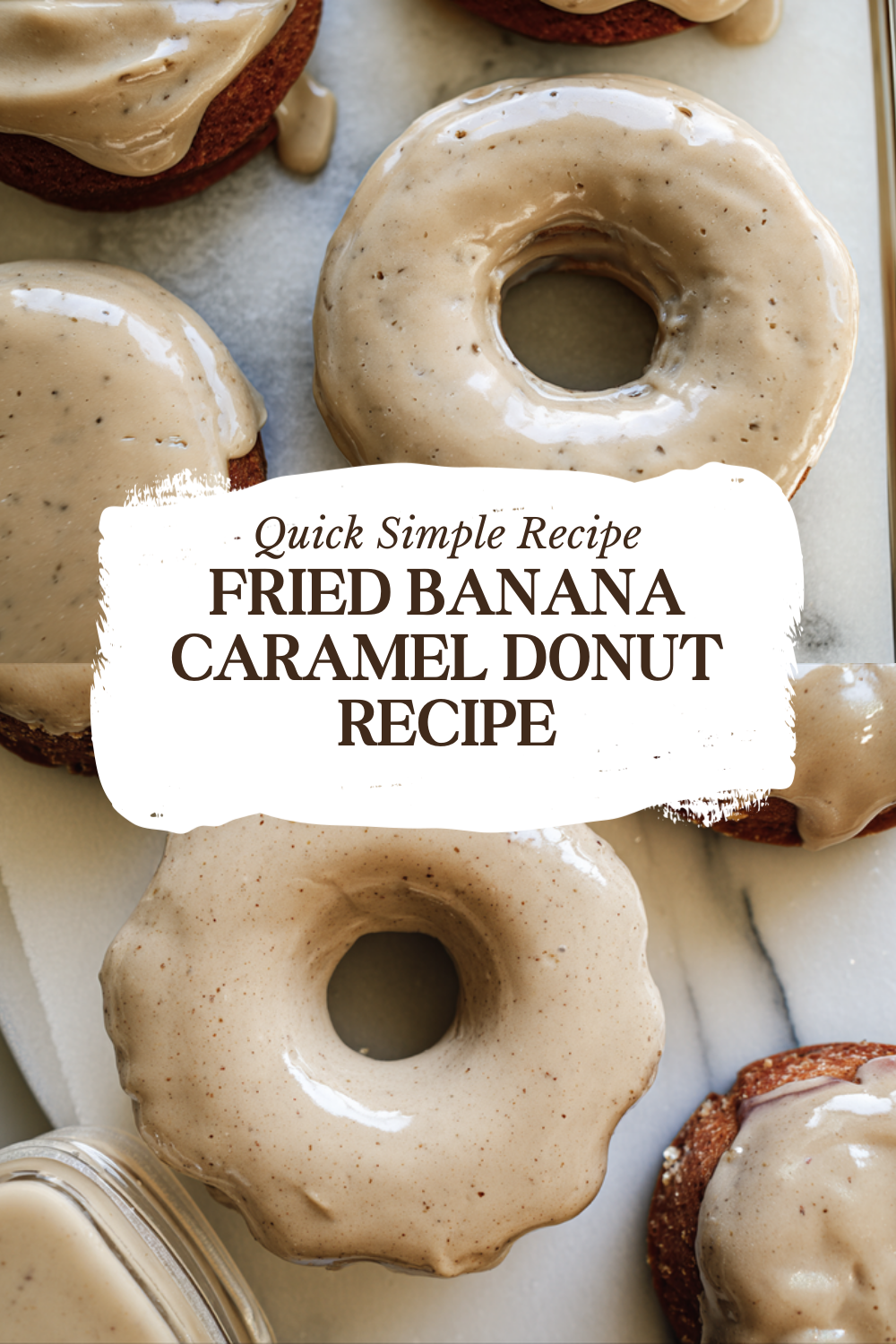 Banana Fried Donut With Caramel Swirl 7 Fried Banana Caramel Donut Recipe