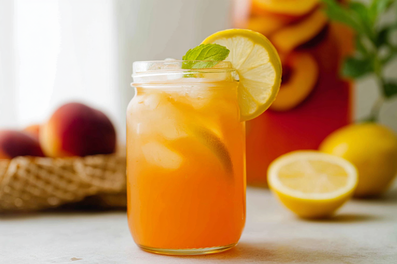 Peach Lemonade: Simple Recipe For Perfect Summer Thirst Quencher 6 Peach Lemonade