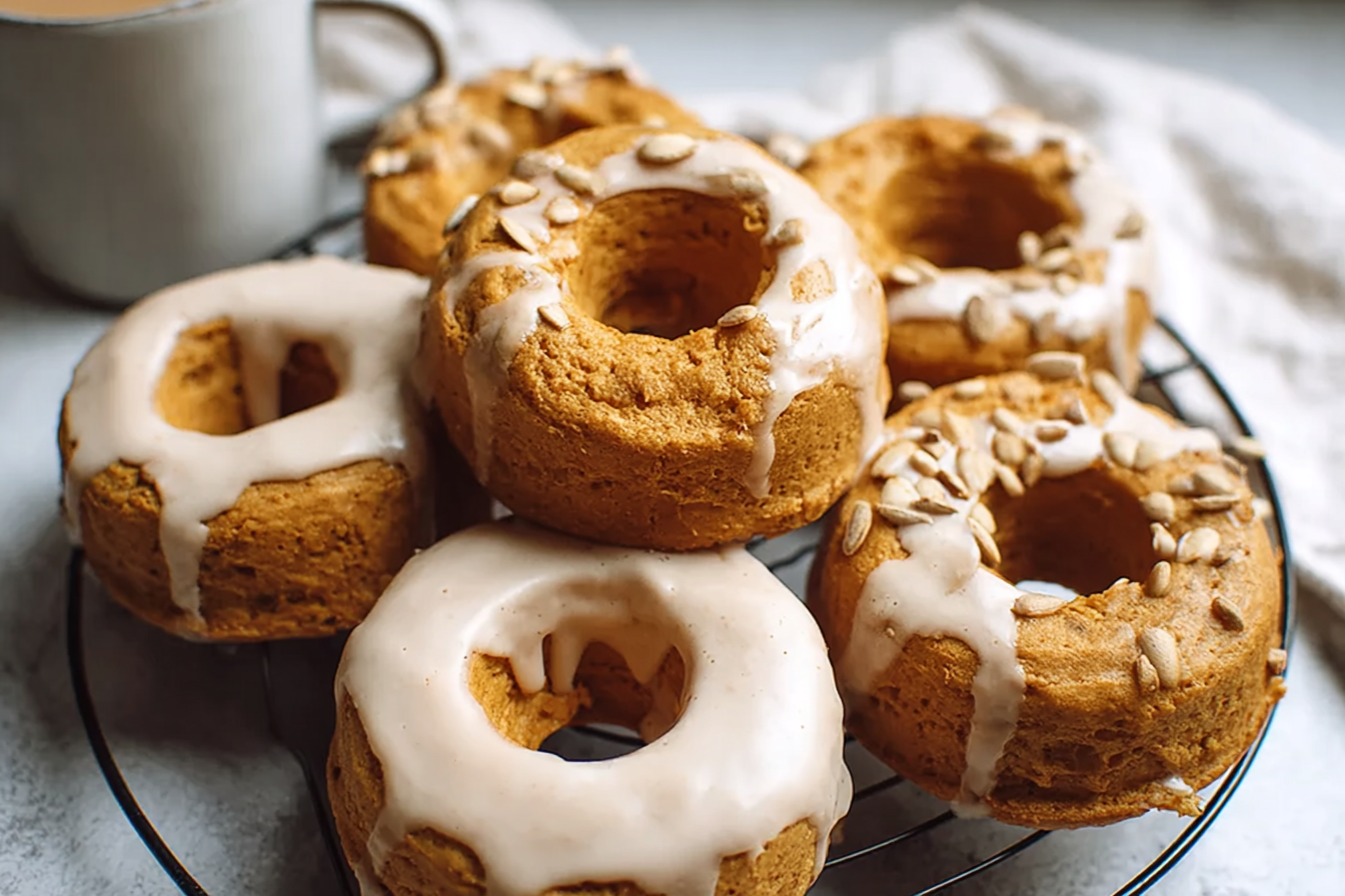Baked Pumpkin Donuts Recipe With Spices And Glaze 6 Pumpkin Baked Donuts