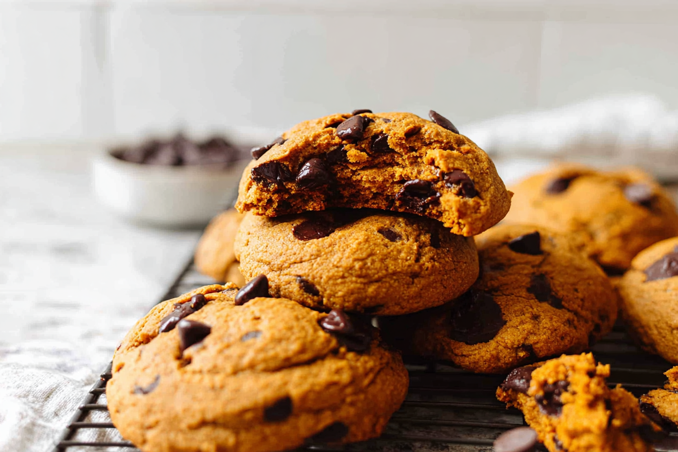 Chewy Pumpkin Chocolate Chip Cookies Recipe For Perfect Fall Treats 6 Pumpkin Chocolate Chip Cookies