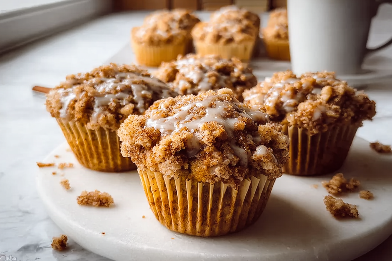Pumpkin Crumb Cake Muffins With Spiced Streusel Topping Recipe 6 Pumpkin Crumble Muffins