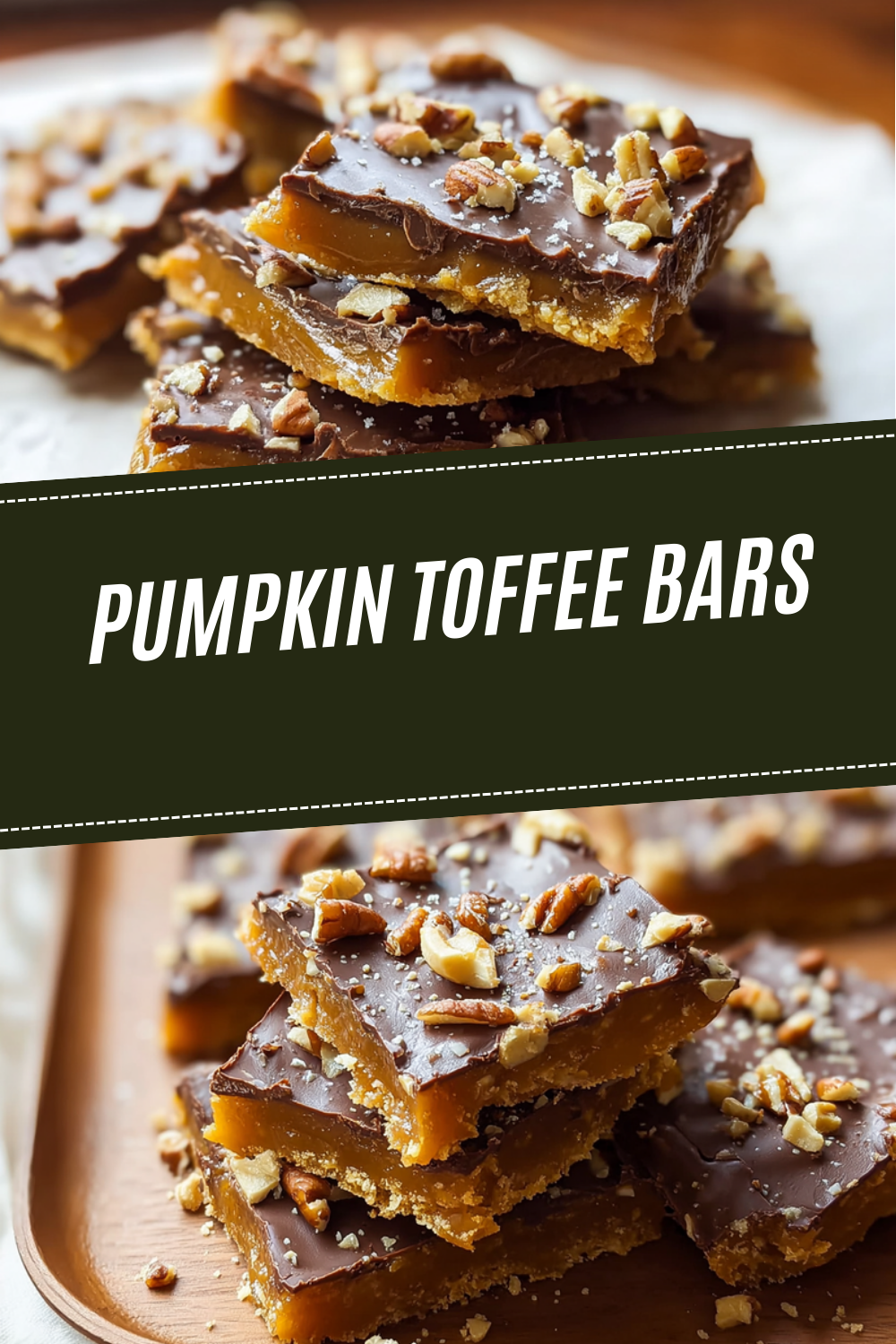 Pumpkin Toffee Bars